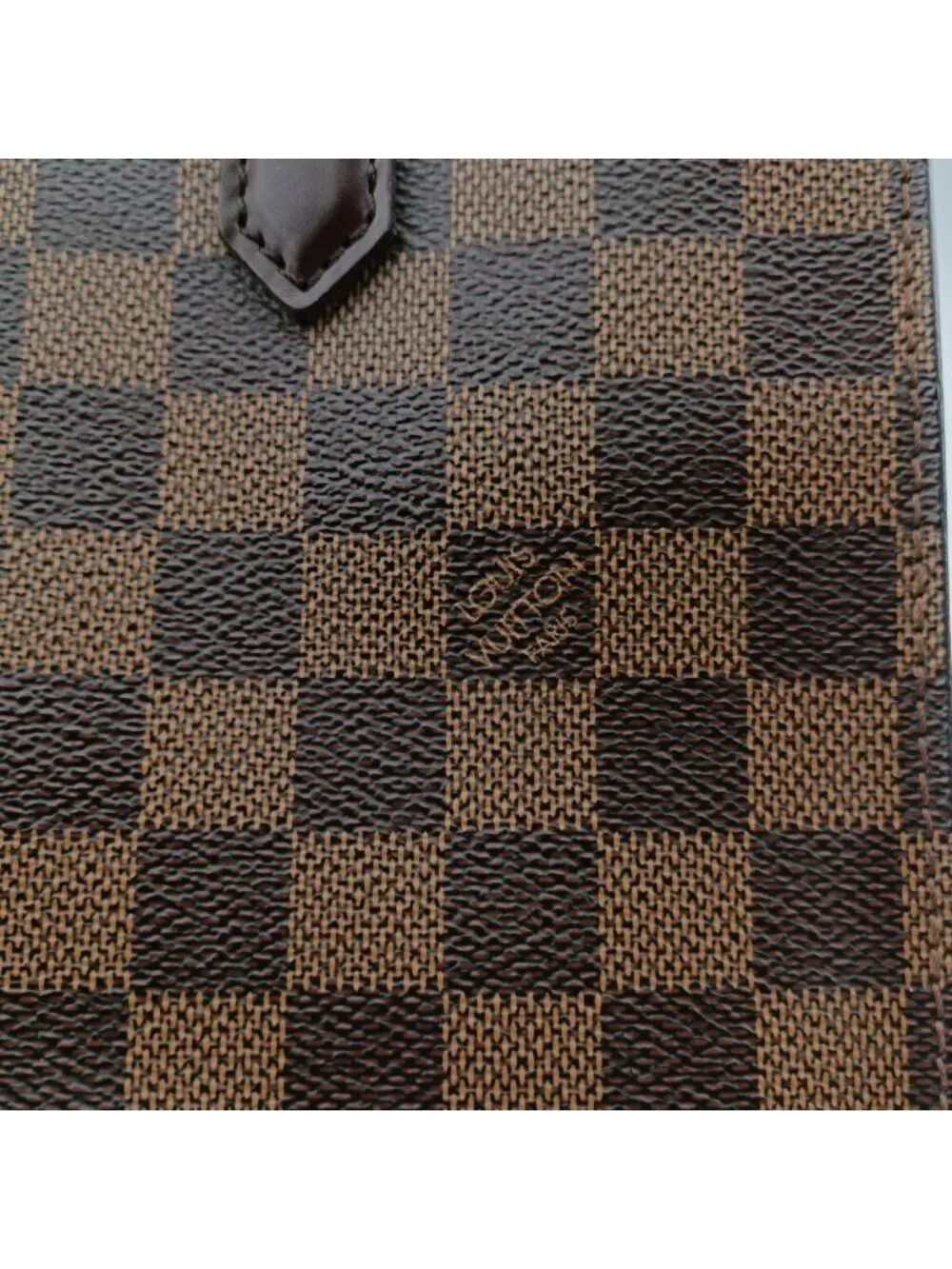 Louis Vuitton Triana Ebene Damier Canvas Handbag
